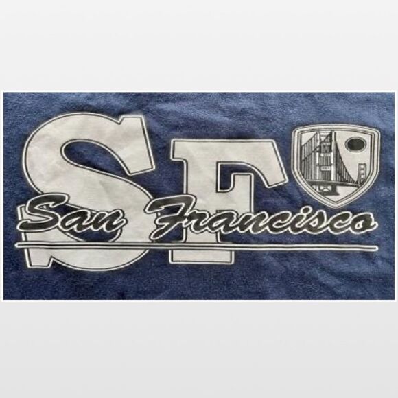 San Francisco Blue Unisex Top - Picture 3 of 11